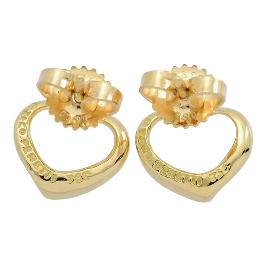 ティファニー　エルサペレッティ　オープンハートピアス　イエローゴールド　片耳 TIFFANY&Co. ティファニー エルサペレッティ・オープンハート