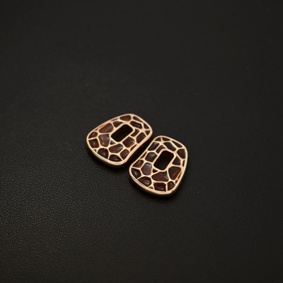 MATTIOLI マッティオリ 樹脂・チャームピアス/K18PG/750-7.0g/ピンク  