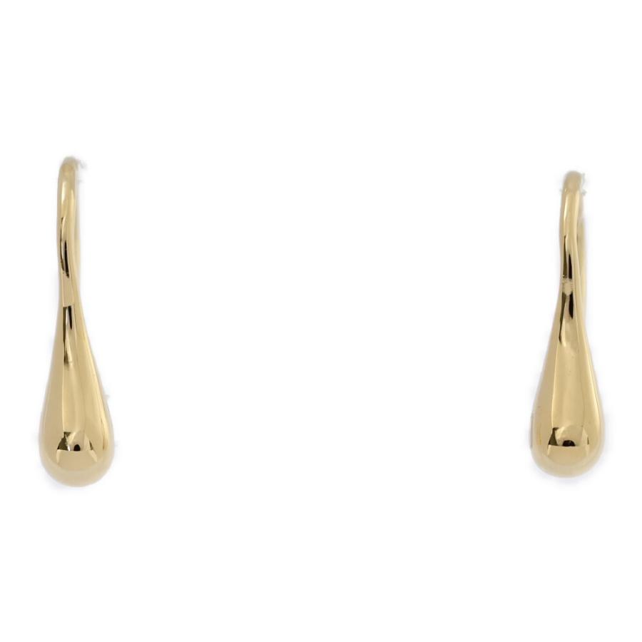 STAR JEWELRY スタージュエリー ペア ドロップモチーフ ピアス/K18YG  