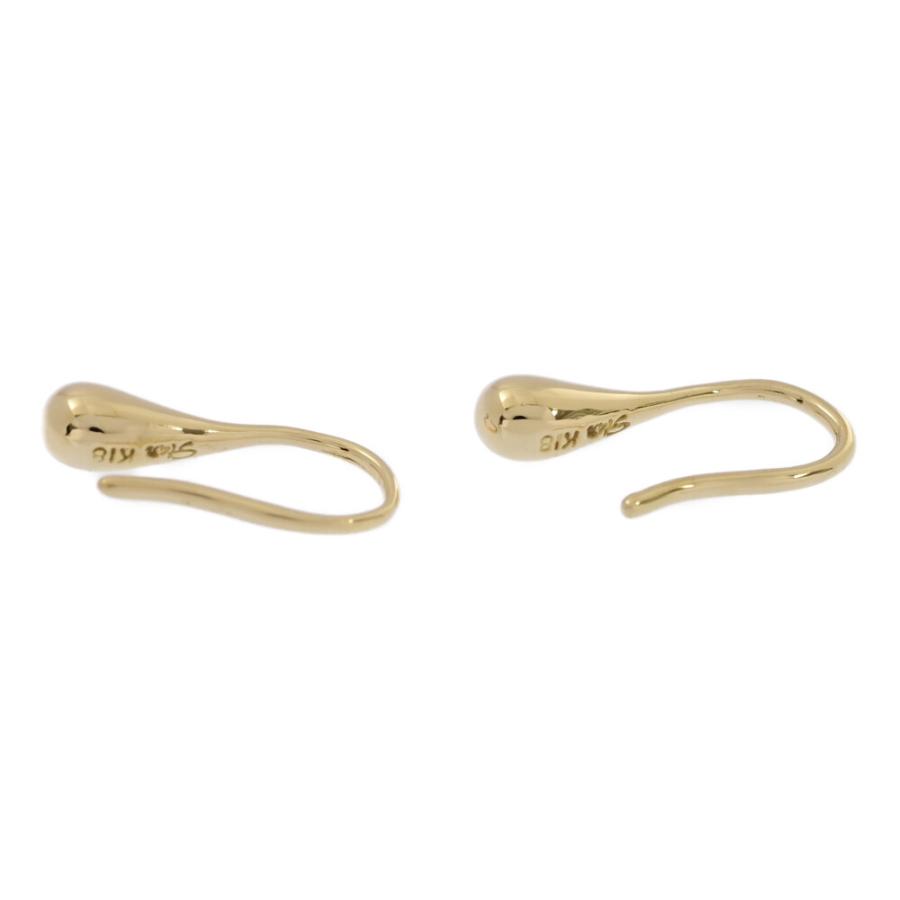 STAR JEWELRY スタージュエリー ペア ドロップモチーフ ピアス/K18YG