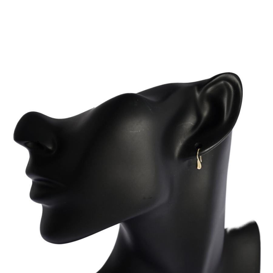 STAR JEWELRY スタージュエリー ペア ドロップモチーフ ピアス/K18YG  