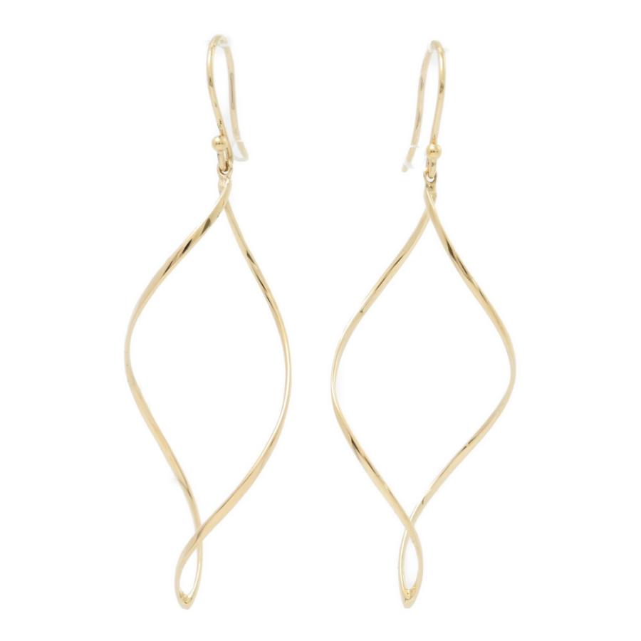 COCOSHNIK ココシュニック フックピアス K10 ゴールド 両耳 保証書