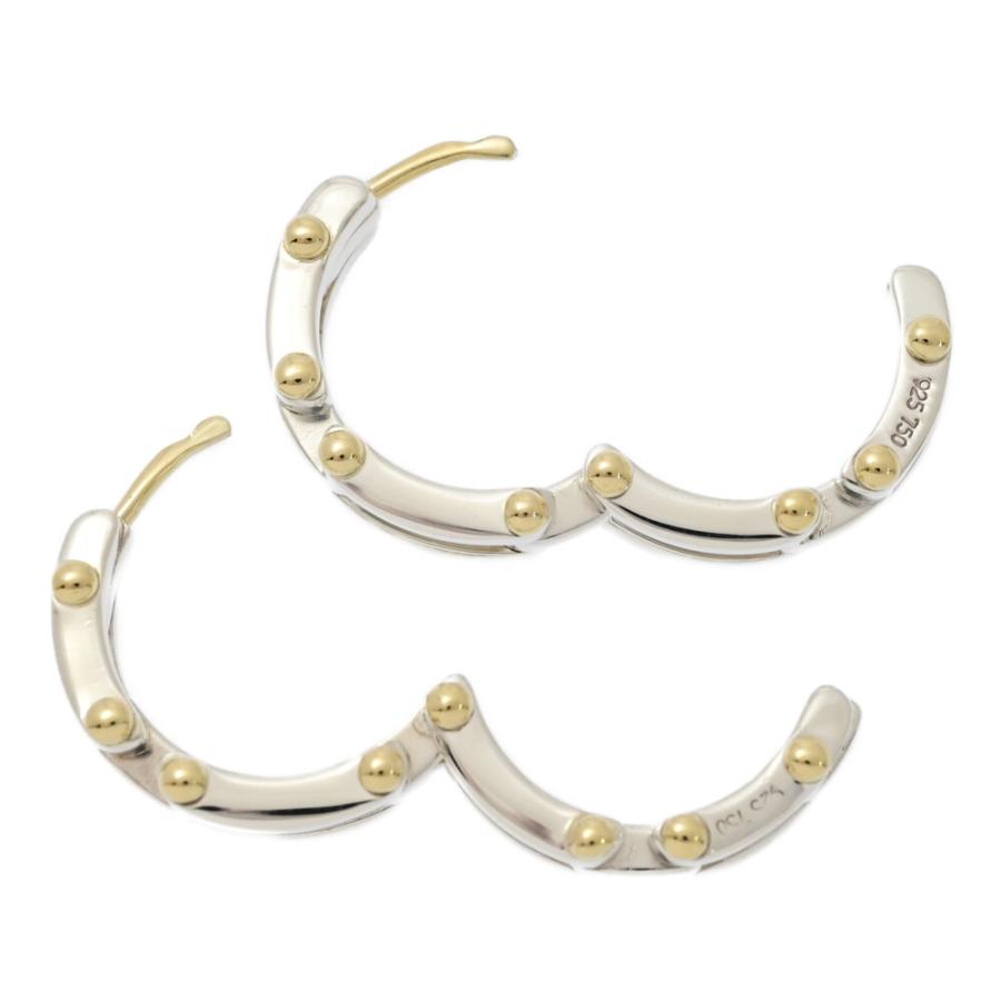 Tiffany & Co. フープピアス シルバー ゴールド TIFFANY&Co. TIFFANY＆Co. ティファニー ゲートリンク・フープ
