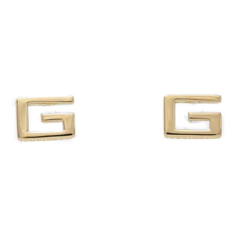 GUCCI GGロゴスタッドピアス GUCCI（グッチ） Gロゴ スタッド ピアス/K18YG/750-1.5g/イエロー