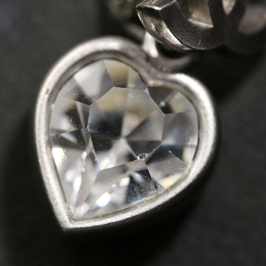 CHANEL（シャネル） フック ハートモチーフ・ストーンピアス/合金