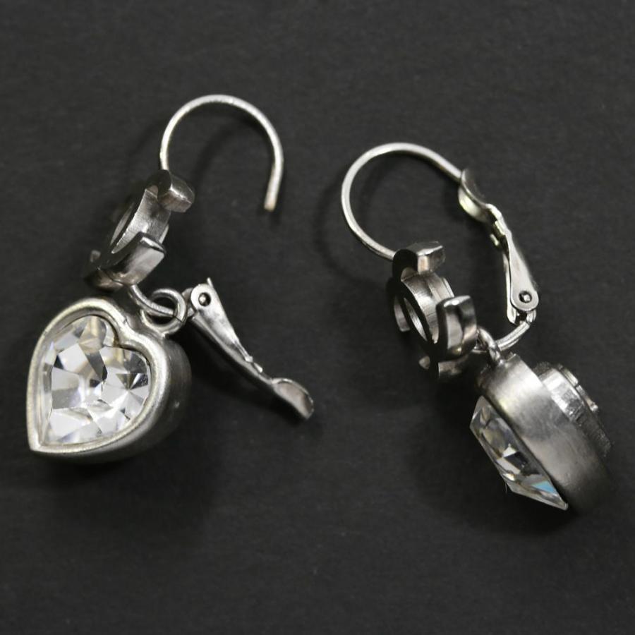 CHANEL（シャネル） フック ハートモチーフ・ストーンピアス/合金