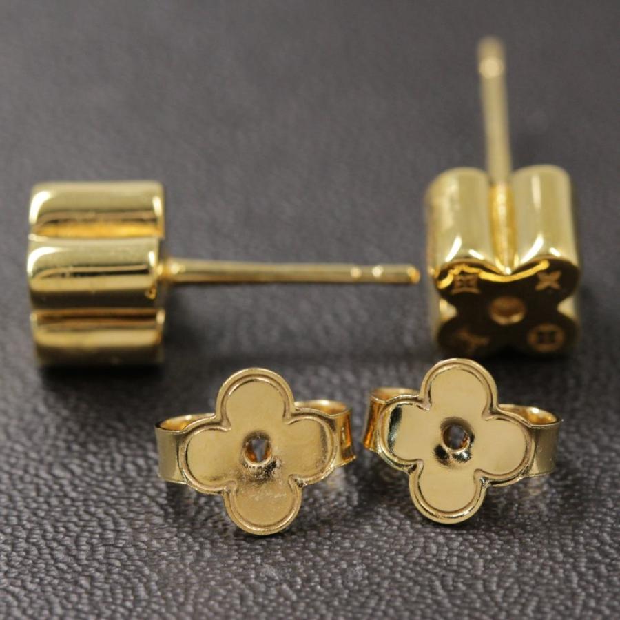 ルイヴィトン スタッド・ブックルドレイユファストフラワーピアス/合金