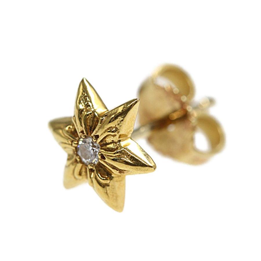 クロムハーツ ER STUD CO STAR DMND スターモチーフ・1P スター