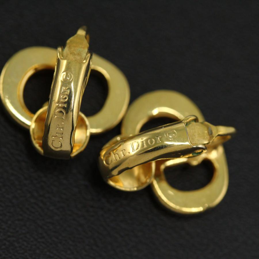 独特の上品 - Christian DiorクリスチャンディオールCDロゴ イヤリング