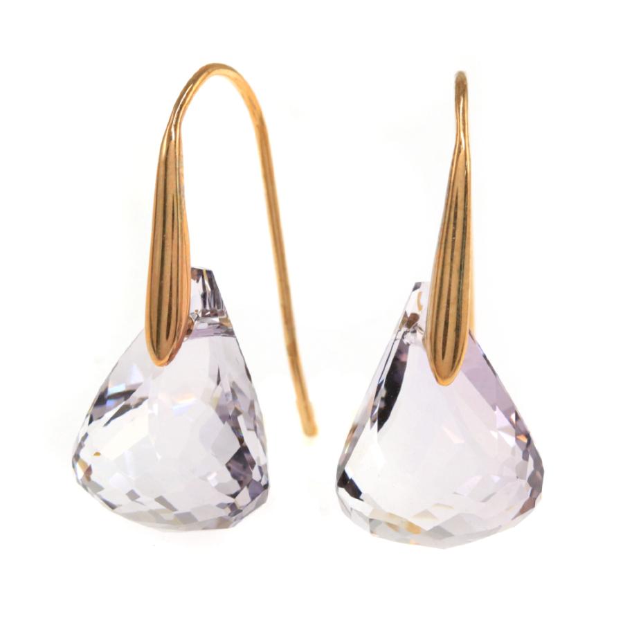 SWAROVSKI（スワロフスキー） Lunar Crystal Blush ピアス/合金/メッキ 