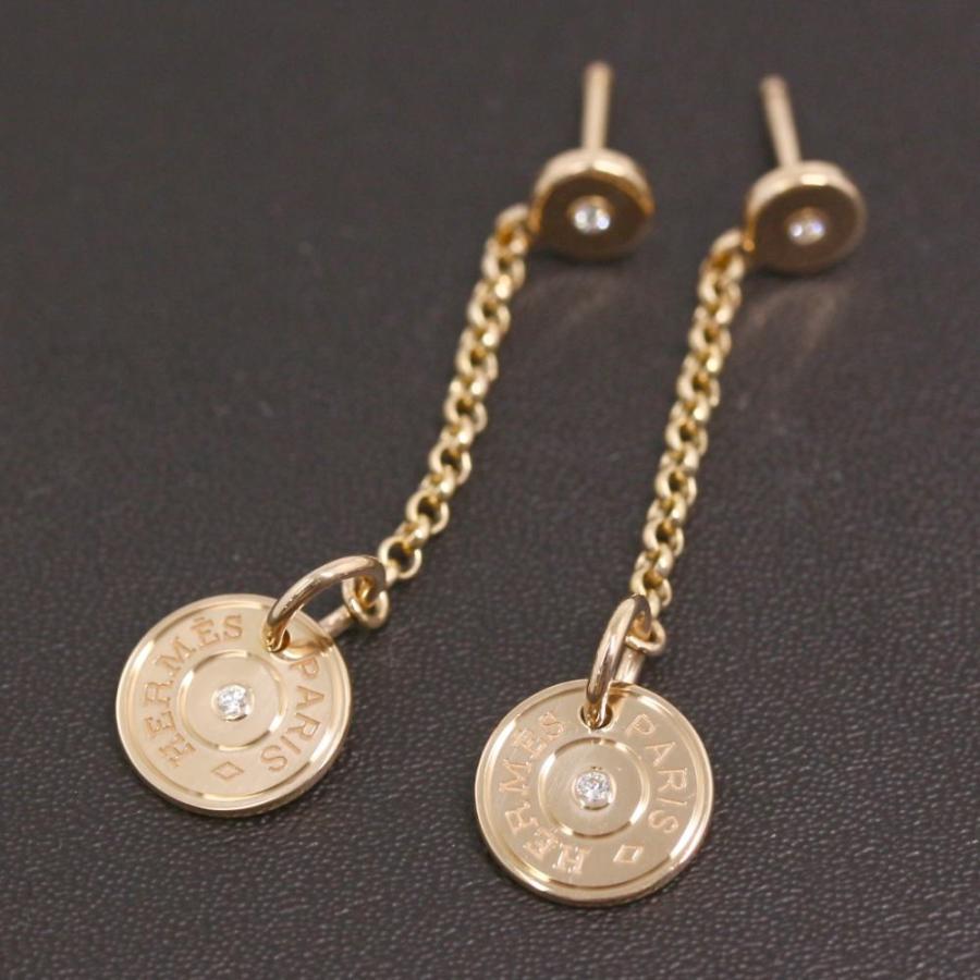 HERMES エルメス ガンバード 0.04ct 4P・ダイヤモンドピアス HERMES エルメス ガンバード 0.04ct 4P・ダイヤモンドピアス