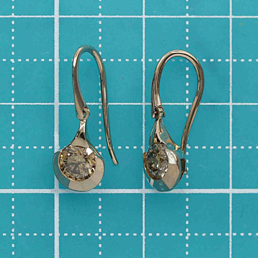 カシケイ ドッツ DOTS・2P・ダイヤモンド・フックピアス/K18PG カシケイ ドッツ DOTS・2P・ダイヤモンド・フックピアス/K18PG