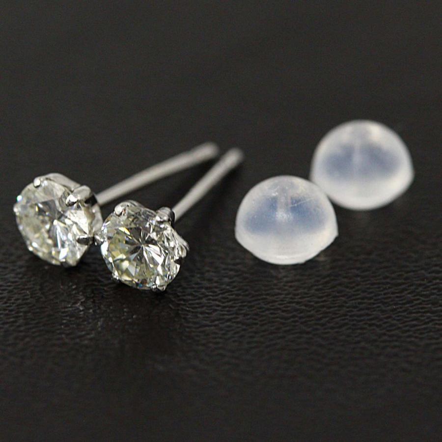 最終値下】【新品】ダイヤモンドスタッドピアス 天然/Pt900-0.4g/0.276  