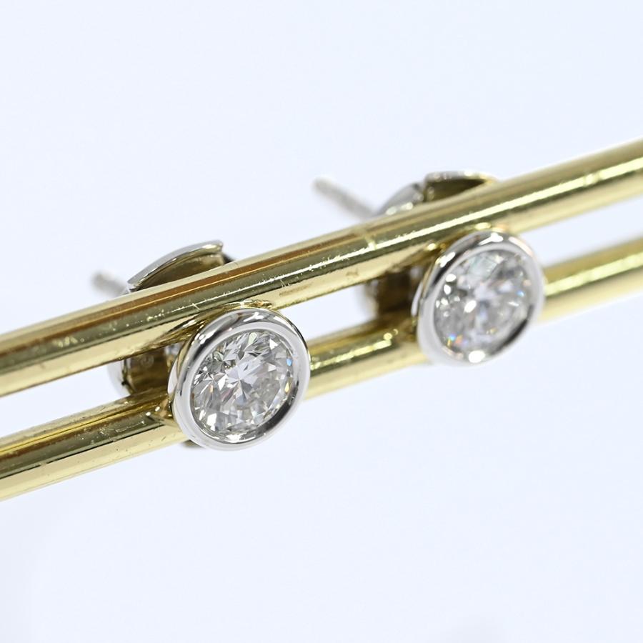 Tiffany & Co. バイザヤードPT950ダイヤモンドピアス TIFFANY&Co. TIFFANY＆Co. ティファニー/PT950バイザヤードダイヤ