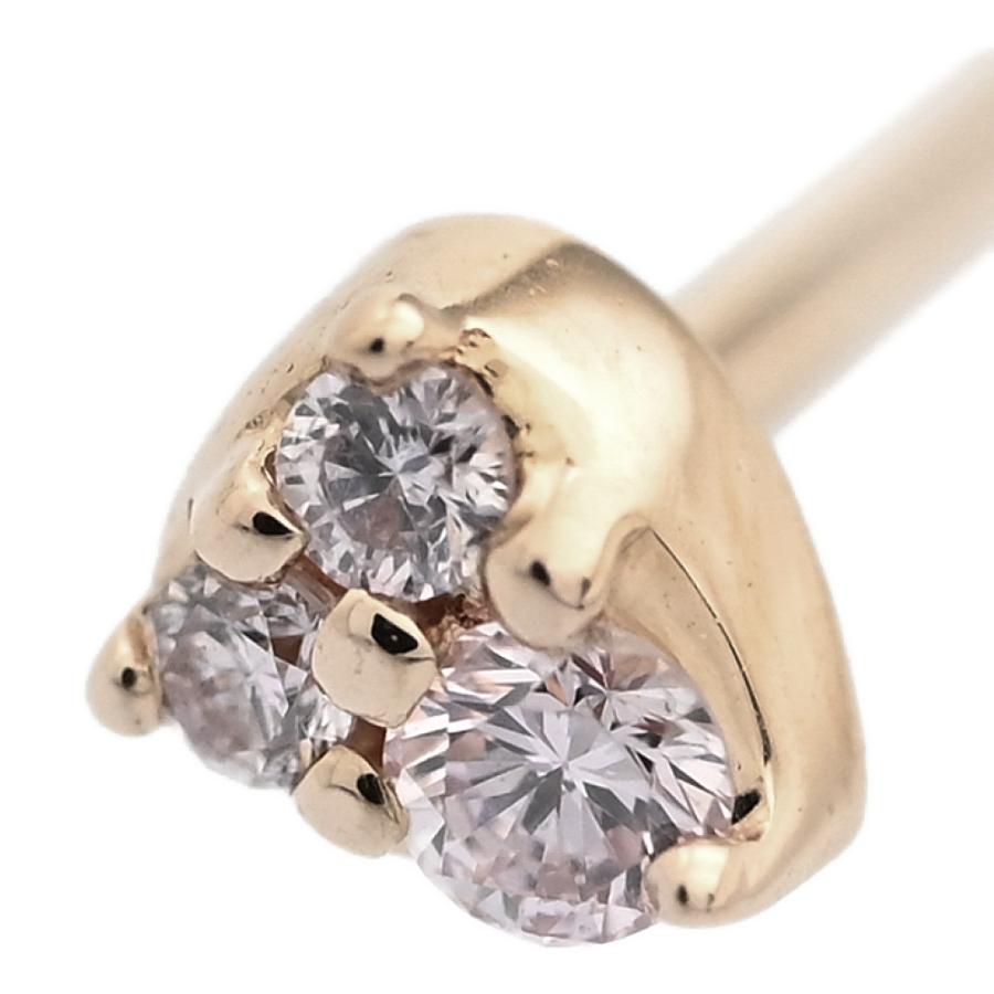 4月 誕生石 6P・ダイヤモンドピアス・ピンクダイヤモンド/K18PG/750-0.6g/0.02ct/FD:0.02ct/ピンクゴールド 翌日配送可/h240307/511607｜rfstore｜06