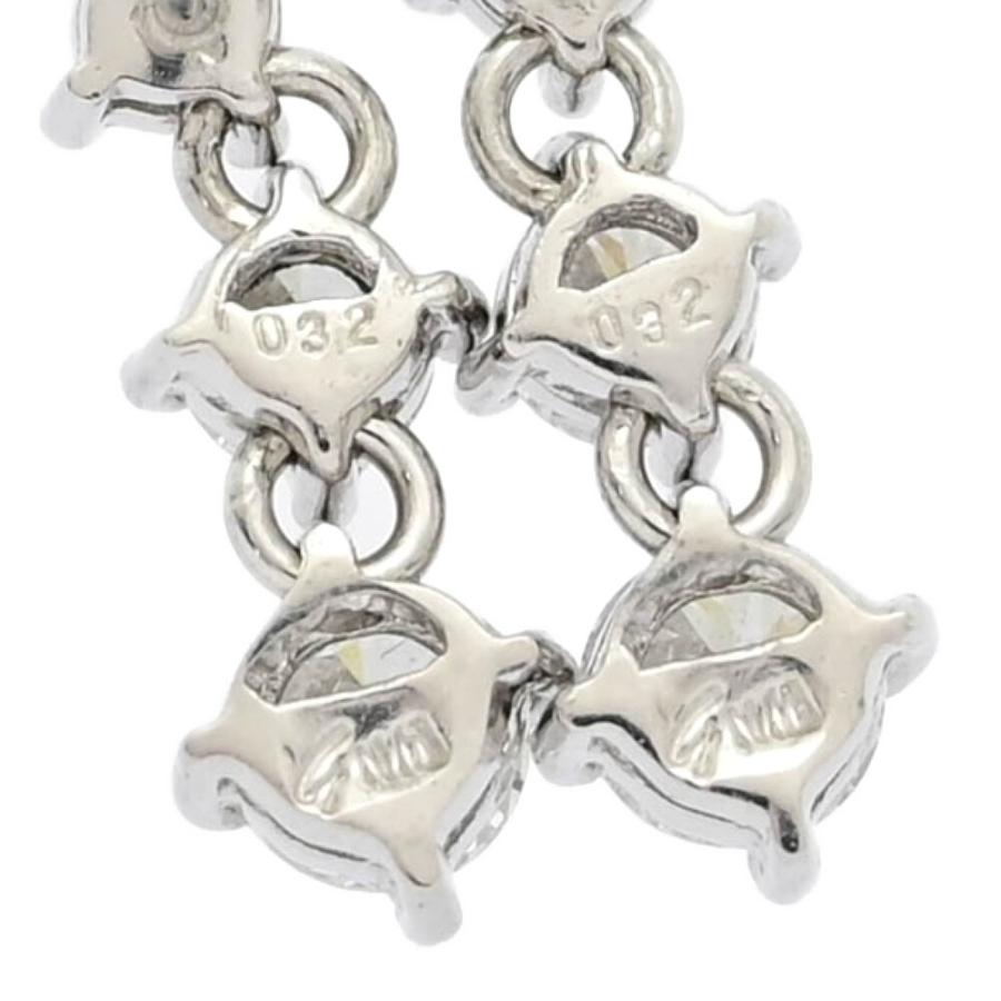 も*ん様 ジュエリーマキ 3ストーン ダイヤピアス 0.32ct/FD:0.32ct/Jewelry MAKI ジュエリーマキ 3連 セッティング 4月