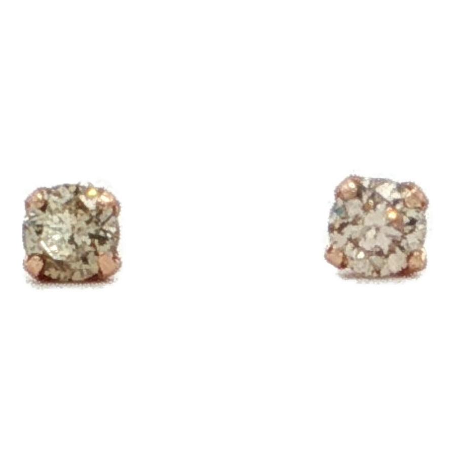 0.05ct スタッズセッティング ダイヤモンド ダイヤモンドピアス K18PG 