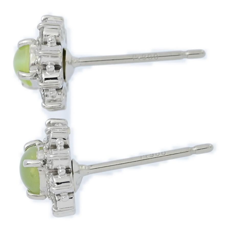 CH0.68ct/FD:0.28ct/キャッツアイ・取り巻き・クリソベリル  