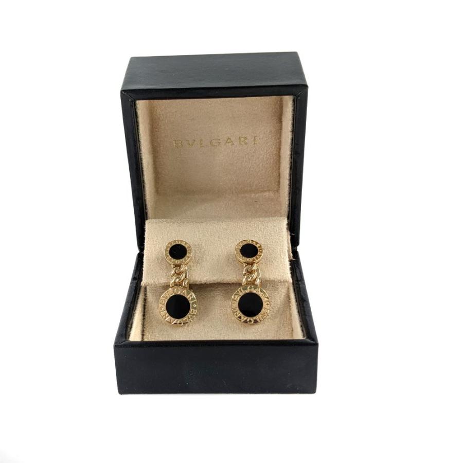 BVLGARI（ブルガリ） ブルガリブルガリ・オニキス・カルセドニーピアス