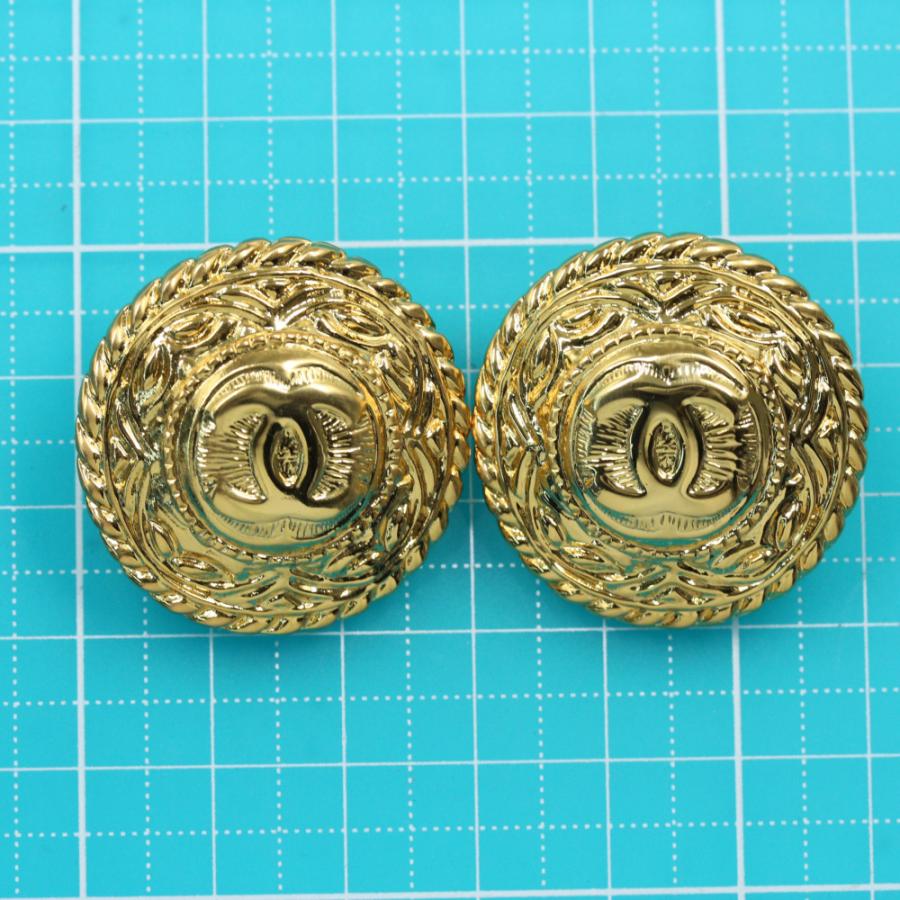 CHANEL/シャネル ココマーク イヤリング メッキ ゴールド CHANEL（シャネル） ココマーク・イヤリング/合金/メッキ-24.5g