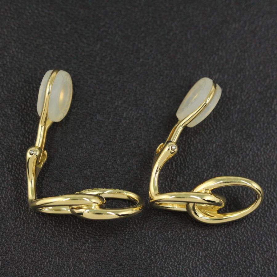 ティファニー エルサペレッティ ダブルループイヤリング/K18YG/750-7.9  