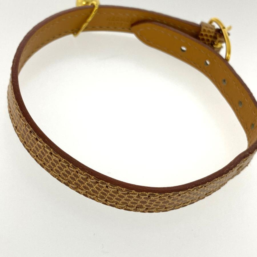HERMES エルメス 猫用 首輪 リザード ブラウン ゴールド 楽天市場】HERMES エルメス 首輪 猫用 W 刻印 1967年頃製造