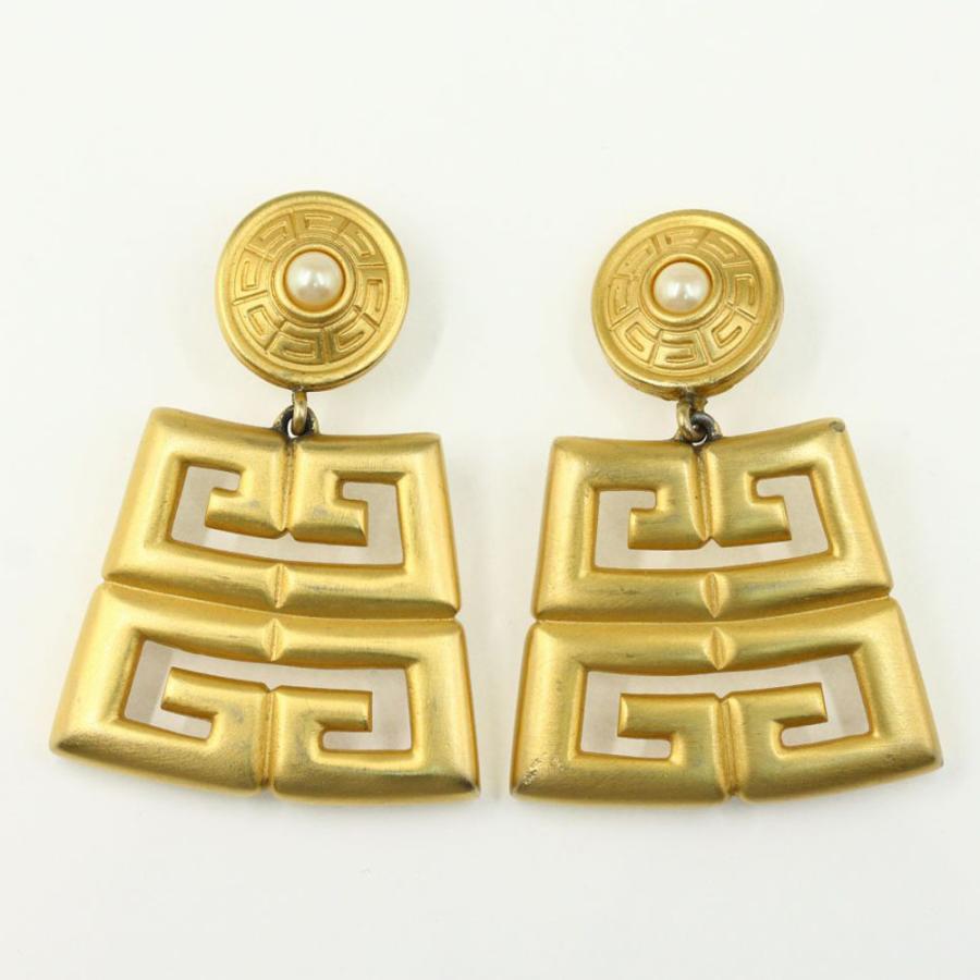 ジバンシー(ジバンシィ) シグネチャー4Gロゴイヤリング-50.0g/ゴールド  