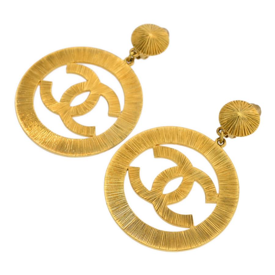CHANEL（シャネル） ココマーク ラージサークル スウィング イヤリング 