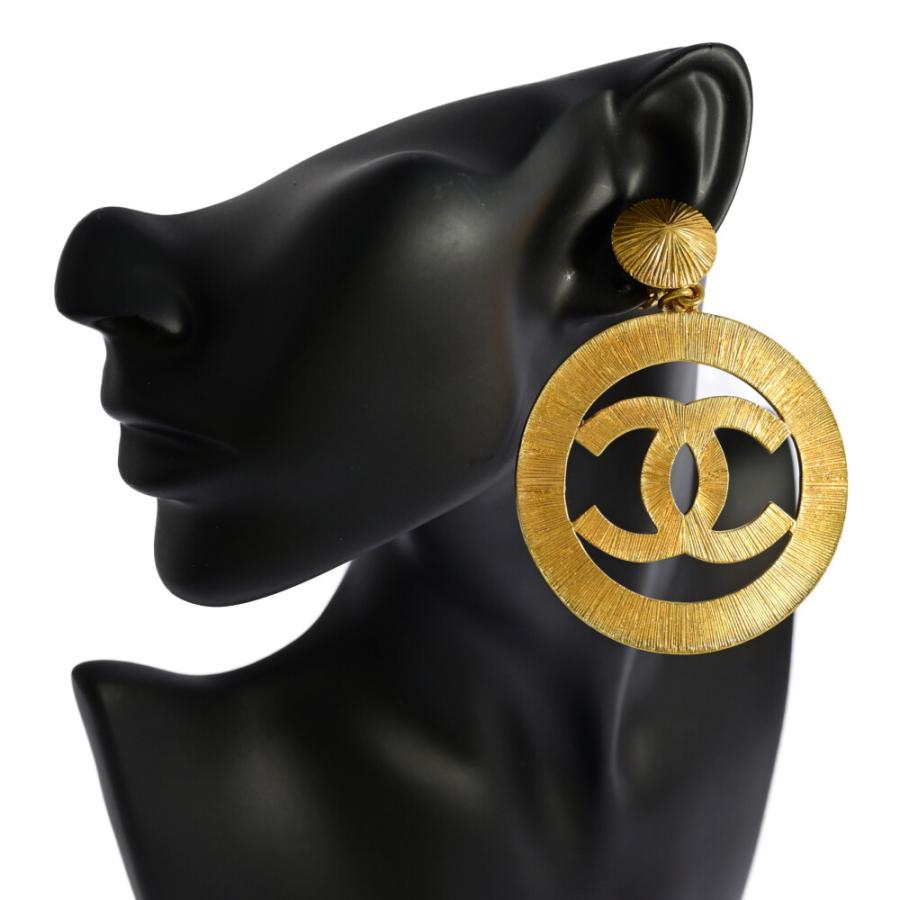 CHANEL（シャネル） ココマーク ラージサークル スウィング イヤリング 