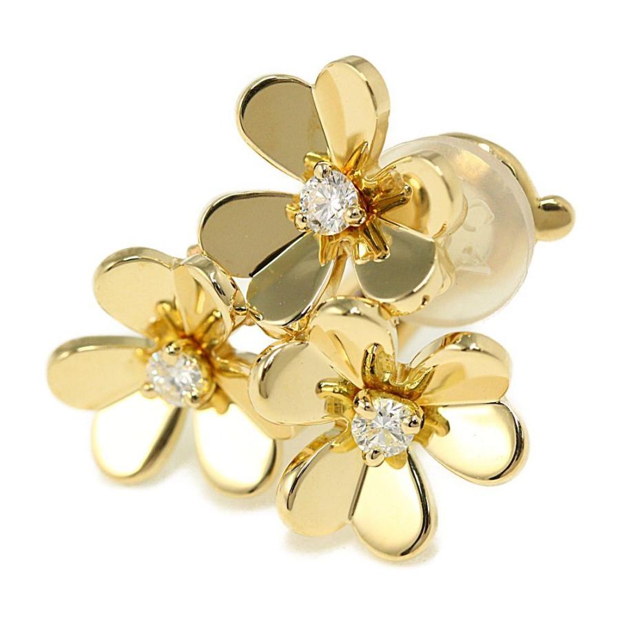 ヴァンクリーフ＆アーペル K18PG ダイヤモンド フリヴォル ピアス 楽天市場】ヴァンクリーフ＆アーペル フリヴォル スモール