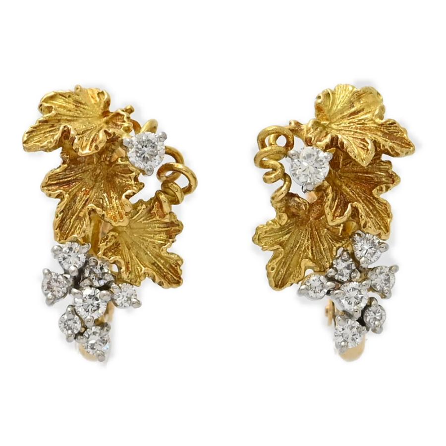 0.22ct/0.46ct/Koji Iwakura 岩倉康二 葡萄モチーフ・葉っぱ 