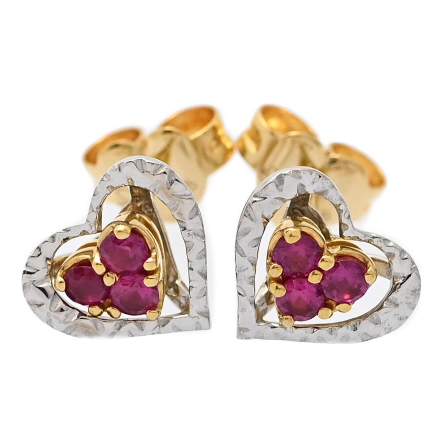 STAR JEWELRY スタージュエリー ハートモチーフ・7月 誕生石