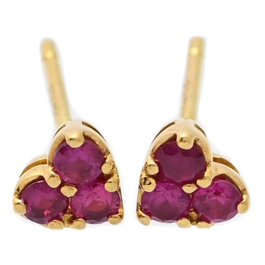 STAR JEWELRY スタージュエリー ハートモチーフ・7月 誕生石・ルビー