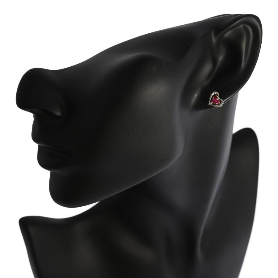 STAR JEWELRY スタージュエリー ハートモチーフ・7月 誕生石・ルビー