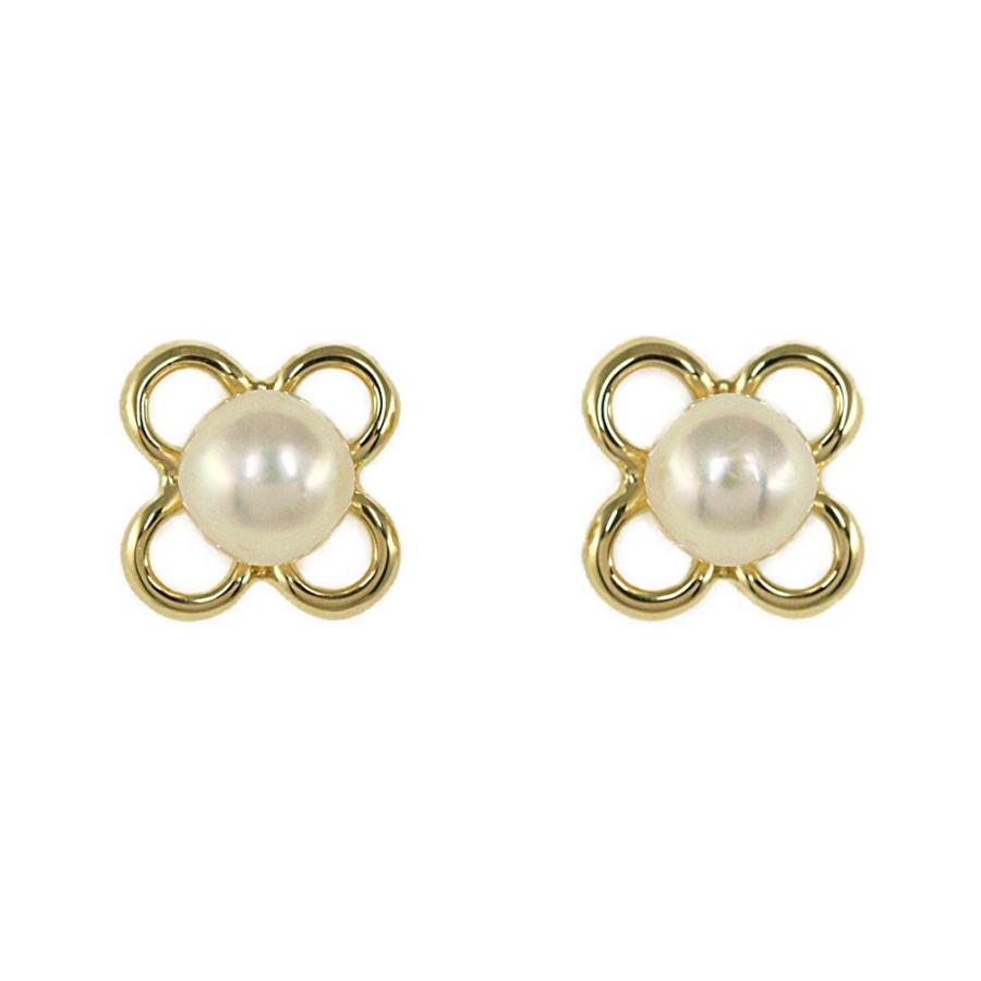 MIKIMOTO（ミキモト） フラワーモチーフ 2P・アコヤ真珠/Japan Pearl