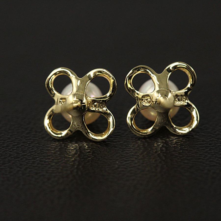 MIKIMOTO（ミキモト） フラワーモチーフ 2P・アコヤ真珠/Japan Pearl