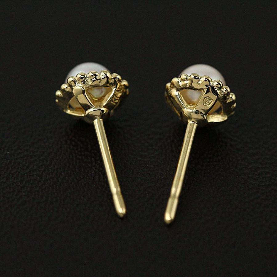 MIKIMOTO ミキモト シンプル アコヤ真珠 ベビーパール ミル打ち MIKIMOTO ミキモト シンプル アコヤ真珠 ベビーパール ミル打ち