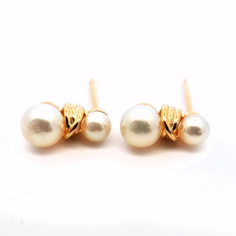 田崎真珠 TASAKI PEARL タサキパール TASAKI タサキ ステーション 真珠 ネックレス6.1〜6.4mm K18YG