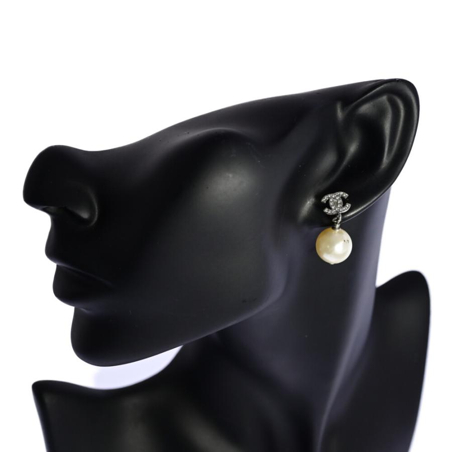 CHANEL コスチュームピアス CHANEL シャネル ココマーク・ラインストーン・コスチューム