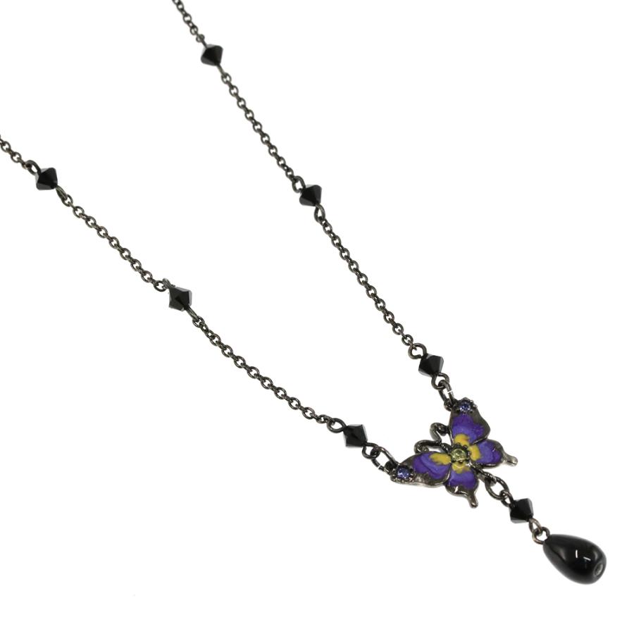 ネックレス　ピアス　セット　アナスイ　蝶 ANNA SUI アナスイ バタフライ(蝶)モチーフ ネックレス・ピアス