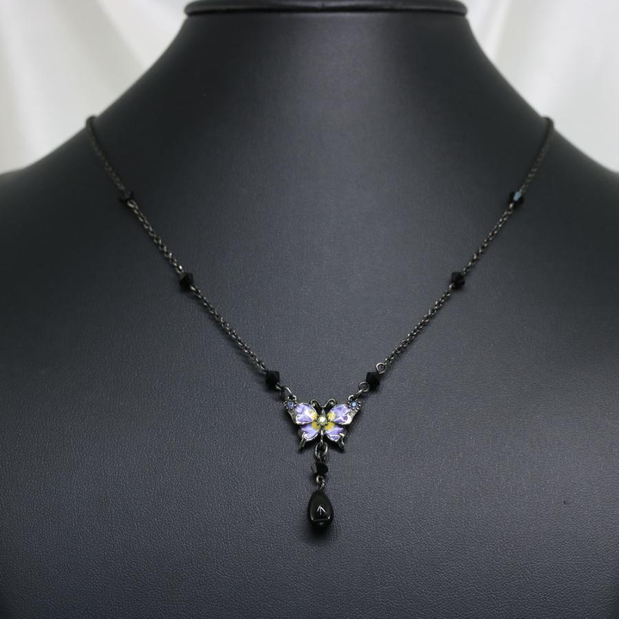 ネックレス　ピアス　セット　アナスイ　蝶 ANNA SUI アナスイ バタフライ(蝶)モチーフ ネックレス・ピアス