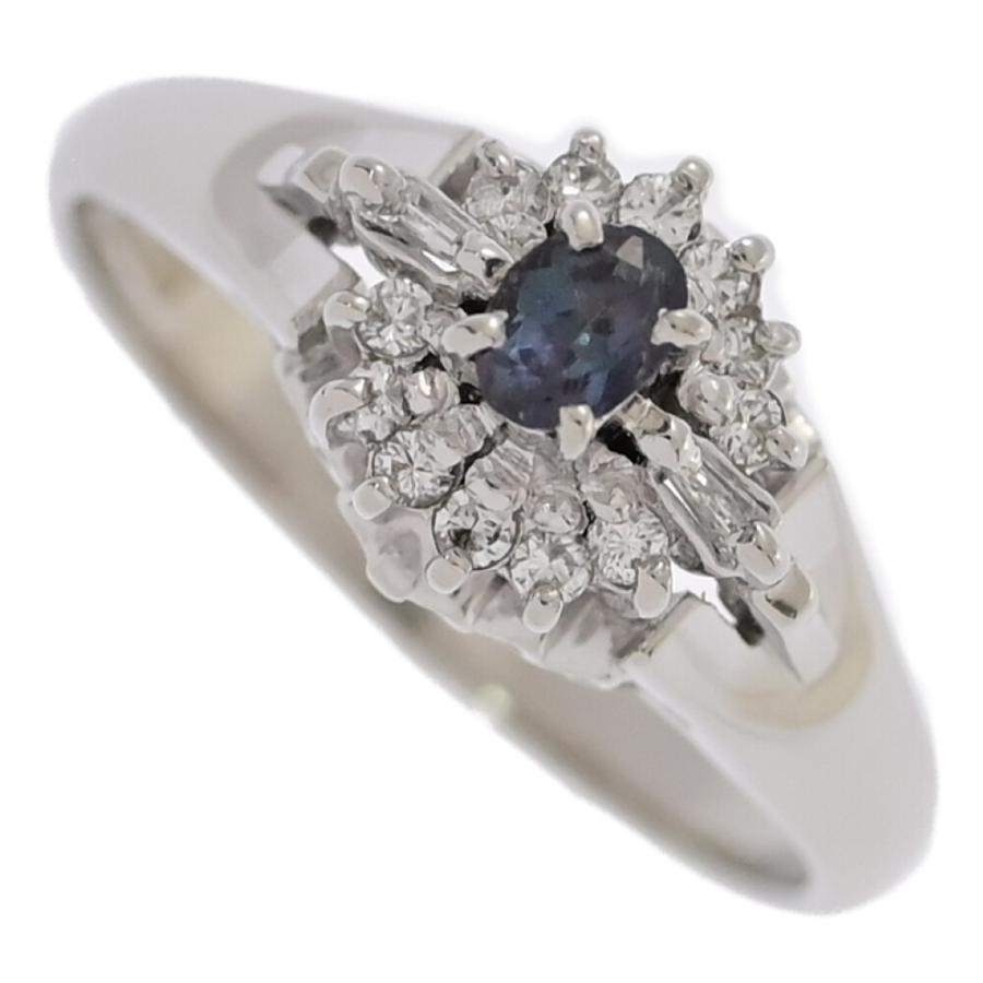 AL0.14ct/FD:0.11ct/6月誕生石 1P・アレキサンドライト・ダイヤモンド 