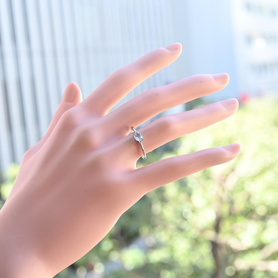 美品❣️エステール❗️D0.13CT✨k18YGミルグレインダイヤモンドリング