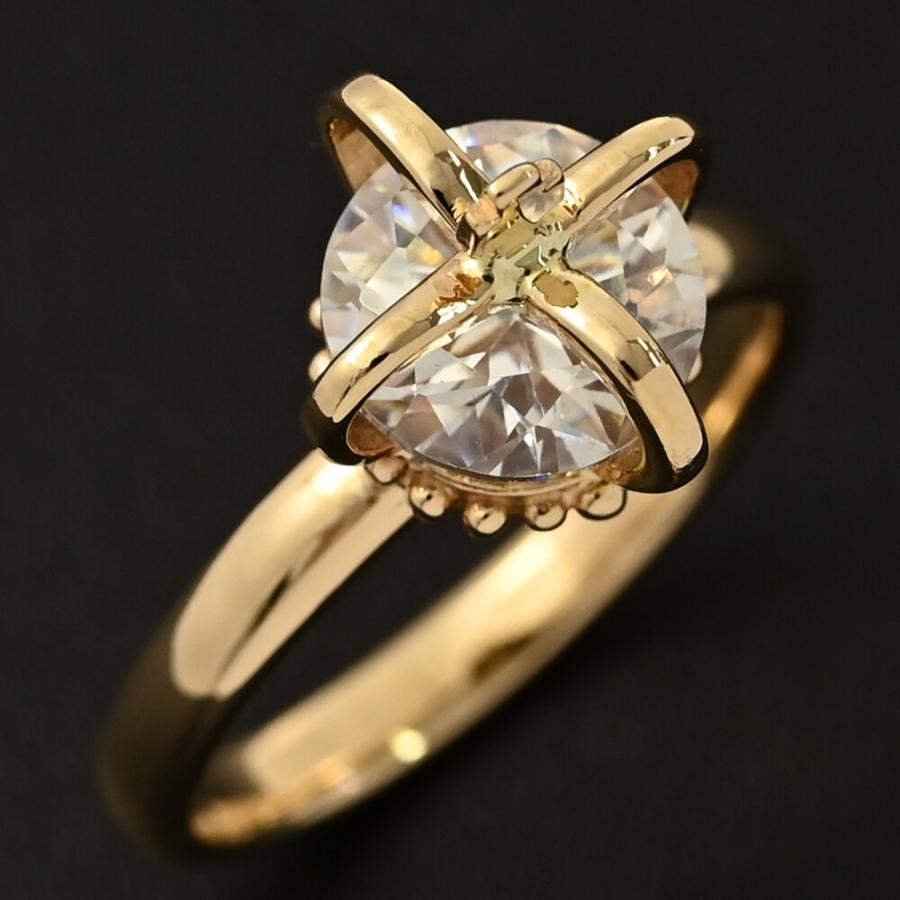 NOJESS クラウンリング　9号 NOJESS ノジェス クラウンモチーフ/王冠 1P・キュービック