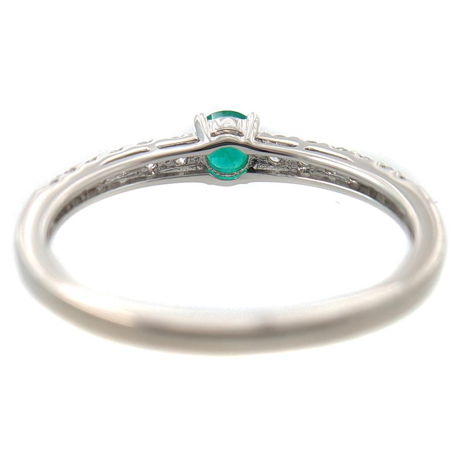 Pt.900 エメラルドとダイヤモンドのリング Pt900 エメラルド(0.74ct)ダイヤモンド(0.57ct)付リング 買取