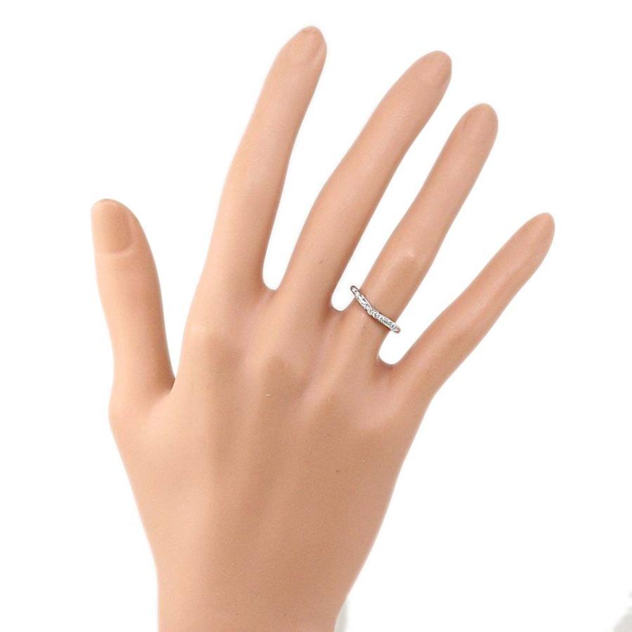 俄(ニワカ) 睡蓮SUIREN 11P ダイヤモンドリング 指輪/Pt950-3.0g