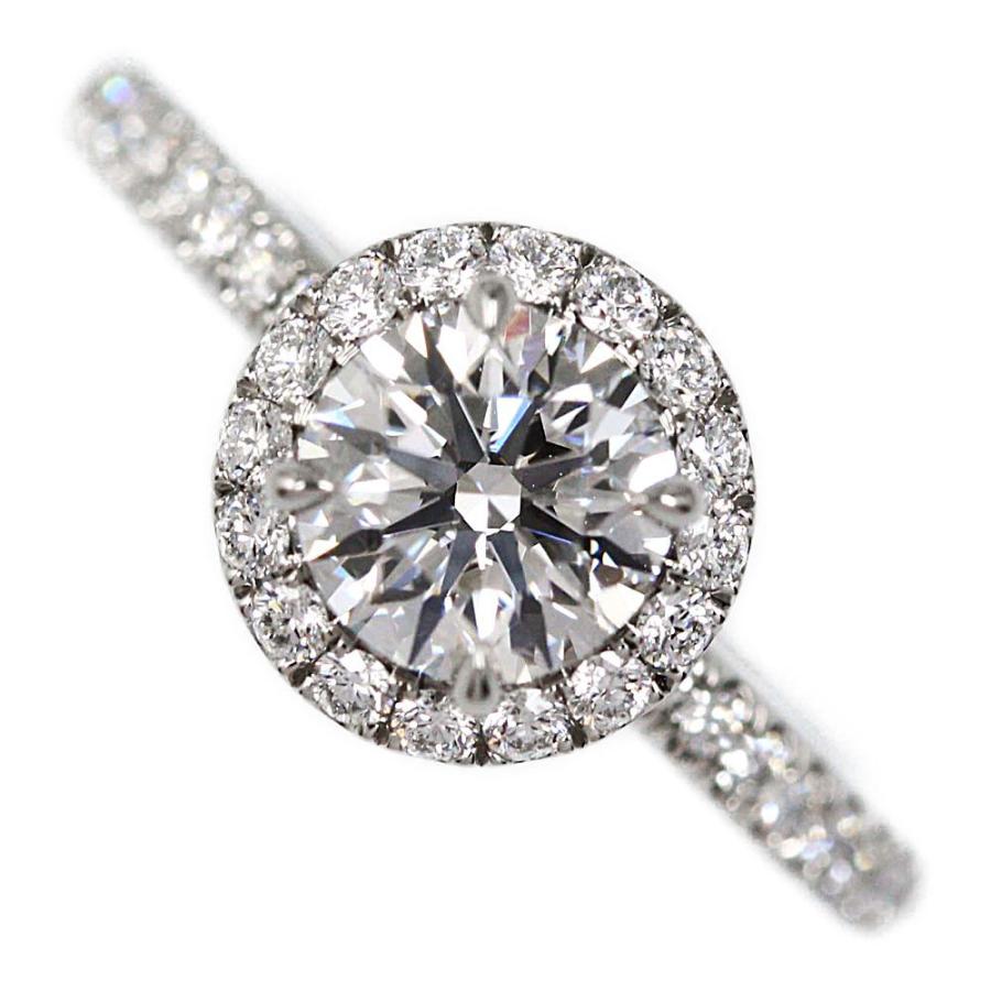ハリー・ウィンストン ラウンドマイクロパヴェ 44P ダイヤモンドリング 婚約指輪/Pt950-4.2g/0.75ct/GIA/8.5号/HARRY  WINSTON/h210130/378777 :RERA1706L:リファスタ・店 通販 