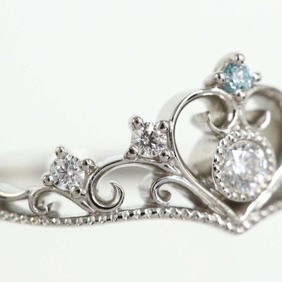 ケイウノ　Princess Tiara Heart 　リング　プラチナ ケイウノ プリンセスティアラ・ハート 婚約指輪| ヒライアート