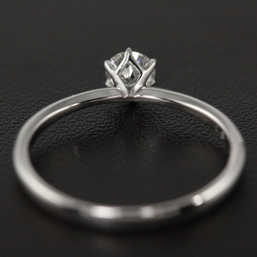 俄(ニワカ) あかり ダイヤモンドエンゲージリング 指輪/Pt950