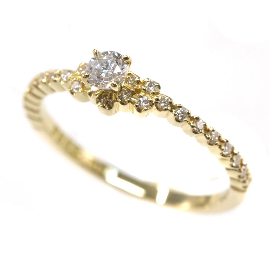 最終お値下げ【美品】AHKAH アムールリング　K18 PEME 6号 週末限定【美品】AHKAH アムールリングK18 PEME 6号